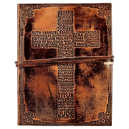 Desert Town Unisex Leather Bound 196 Pages Vintage Brown Handmade Unlined Paper Diary 5X7"-DIRL115