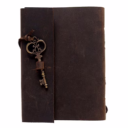 desert town unisex leather bound 196 pages vintage brown handmade unlined paper diary 5x7"-dirl117