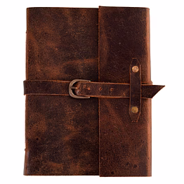 desert town unisex leather bound 196 pages vintage brown handmade unlined paper diary 5x7"-dirl119