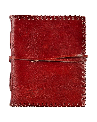 Desert Town Unisex Leather Bound 196 Pages Tan Handmade Unlined Paper Diary 5X7&quot;-DIRL120-DIRL120-5X7