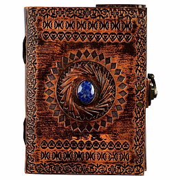 desert town unisex leather bound 196 pages tan handmade unlined paper diary 5x7"-dirl122