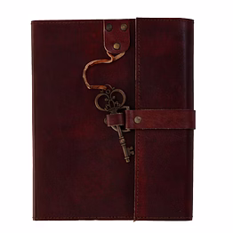 desert town unisex leather bound 196 pages vintage brown handmade unlined paper diary 5x7"-dirl127