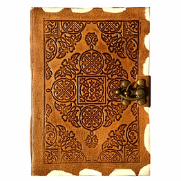 desert town unisex leather bound 196 pages vintage brown handmade unlined paper diary 5x7"-dirl133