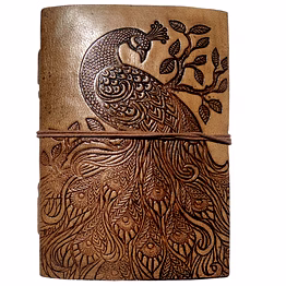 desert town unisex leather bound 196 pages vintage brown handmade unlined paper diary 5x7"-dirl140