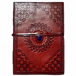 desert town unisex leather bound 196 pages tan handmade unlined paper diary 5x7"-dirl143