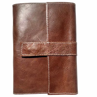 desert town unisex leather bound 96 pages vintage brown handmade unlined paper diary 5x7"-dirl147