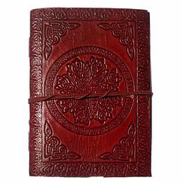 desert town unisex leather bound 196 pages tan handmade unlined paper diary 5x7"-dirl152