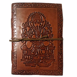 desert town unisex leather bound 196 pages vintage brown handmade unlined paper diary 5x7"-dirl153