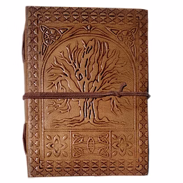 desert town unisex leather bound 196 pages tan handmade unlined paper diary 5x7"-dirl157