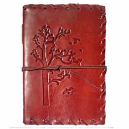 desert town unisex leather bound 196 pages tan handmade unlined paper diary 5x7"-dirl159