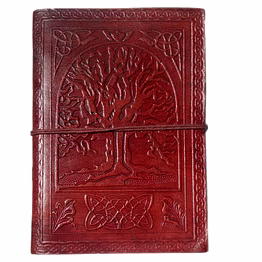 desert town unisex leather bound 196 pages tan handmade unlined paper diary 5x7