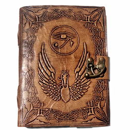 desert town unisex leather bound 196 pages vintage brown handmade unlined paper diary 5x7