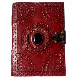 desert town unisex leather bound 196 pages tan handmade unlined paper diary 5x7"-dirl164