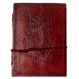 desert town unisex leather bound 196 pages tan handmade unlined paper diary 5x7"-dirl165