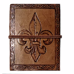 desert town unisex leather bound 196 pages vintage brown handmade unlined paper diary 3x4"-dirl168