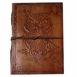 desert town unisex leather bound 196 pages vintage brown handmade unlined paper diary 5x7"-dirl173