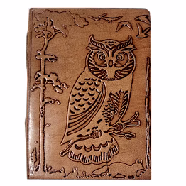 desert town unisex leather bound 196 pages vintage brown handmade unlined paper diary 5x7"-dirl174