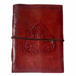 desert town unisex leather bound 196 pages tan handmade unlined paper diary 5x7"-dirl175