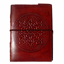 desert town unisex leather bound 196 pages tan handmade unlined paper diary 5x7"-dirl176