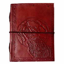 desert town unisex leather bound 196 pages tan handmade unlined paper diary 5x7"-dirl177