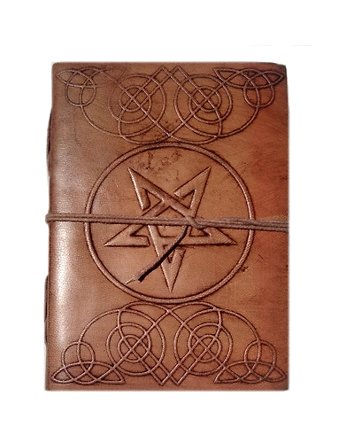 Desert Town Unisex Leather Bound 196 Pages Vintage Brown Handmade Unlined Paper Diary 5X7&quot;-DIRL179-DIRL179-5X7