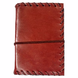 desert town unisex leather bound 196 pages tan handmade unlined paper diary 5x7"-dirl183