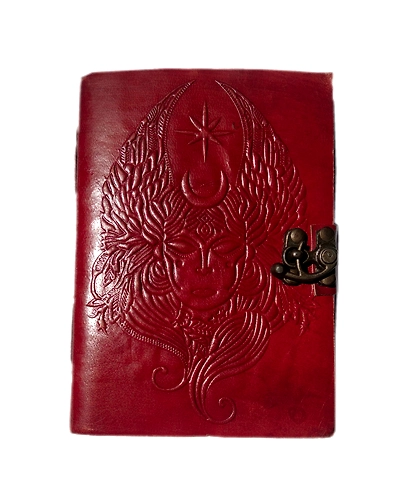 Desert Town Unisex Leather Bound 196 Pages Tan Handmade Unlined Paper Diary 5X7&quot;-DIRL185-DIRL185-5X7