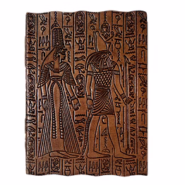 desert town unisex leather bound 196 pages vintage brown handmade unlined paper diary 6x8"-dirl187