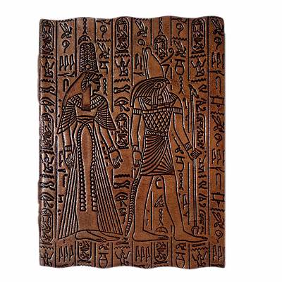 desert town unisex leather bound 196 pages vintage brown handmade unlined paper diary 6x8"-dirl187