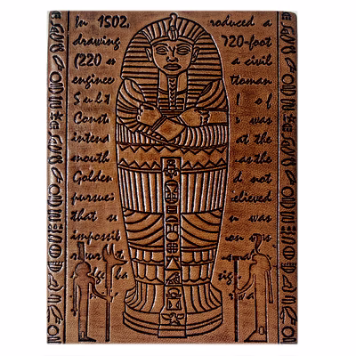 desert town unisex leather bound 196 pages vintage brown handmade unlined paper diary 6x8