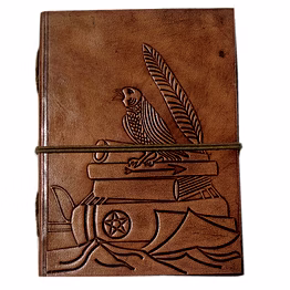 desert town unisex leather bound 196 pages vintage brown handmade unlined paper diary 5x7"-dirl190