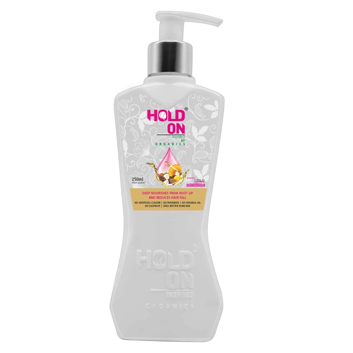 HOLD ON Organic Hair Conditioner, For Reducing Hair Fall | For Dull, Dry &amp; Lifeless Hair- (250ml)-11777888