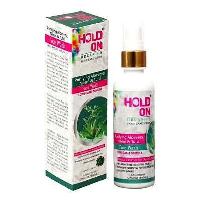 Organic Aloe Vera, Neem & Tulsi Face Wash 100 ml