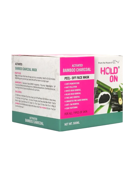 Activated Bamboo Charcoal Peel Off Face Mask Big Pack 500 ml-HOCMB-1