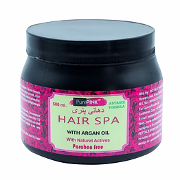purepink hair spa with argan oil 500 ml