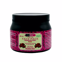 purepink face pack rose 500 ml