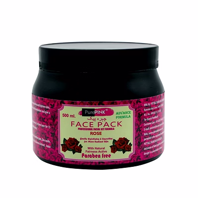 purepink face pack rose 500 ml
