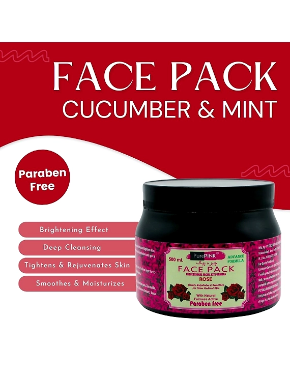 Face Pack Rose 500 ml-1