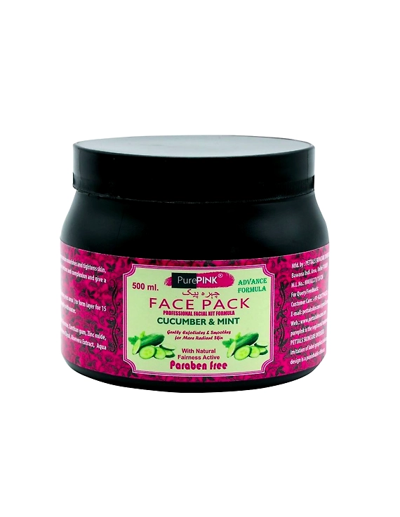 Face Pack Cucumber And Mint 500 ml-FPCM-1