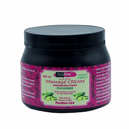 purepink massage cream cucumber 500 ml