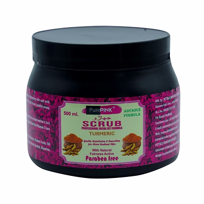 purepink scrub turmeric 500 ml