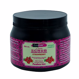 purepink scrub strawberry 500 ml
