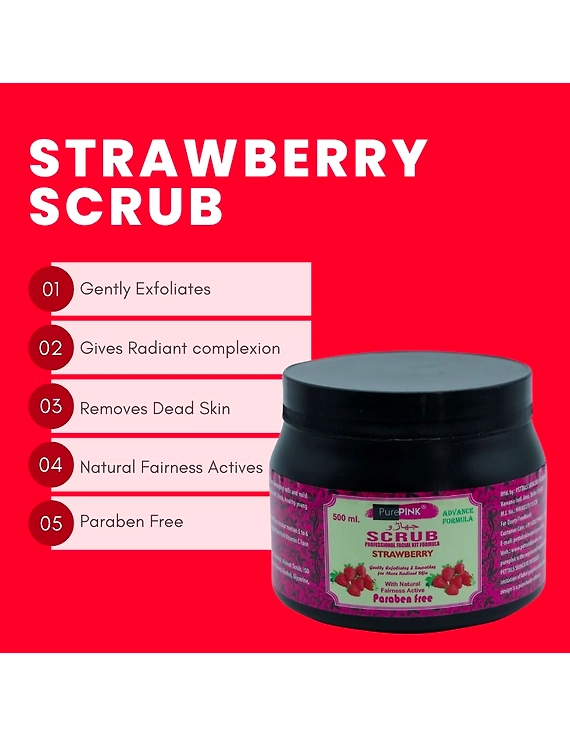 Scrub Strawberry 500 ml-1