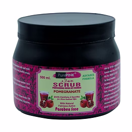 purepink scrub pomegranate 500 ml