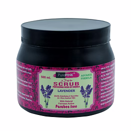 purepink scrub lavender 500 ml