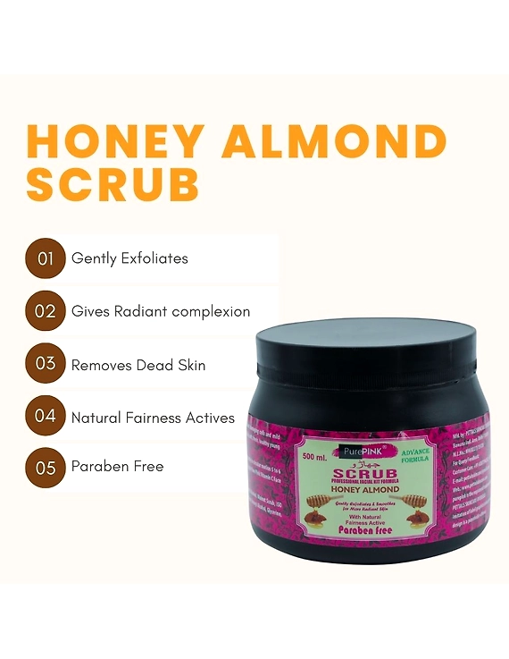 Scrub Honey Almond 500 ml-1