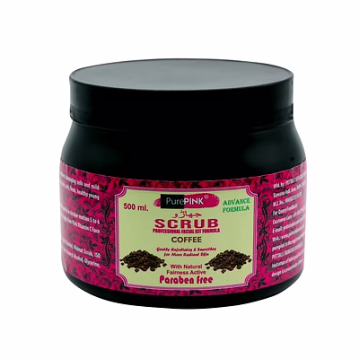 purepink scrub coffee 500 ml