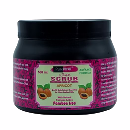 purepink scrub apricot 500 ml