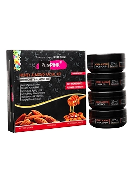Honey &amp; Almond Facial Kit 400 ml-1-sm