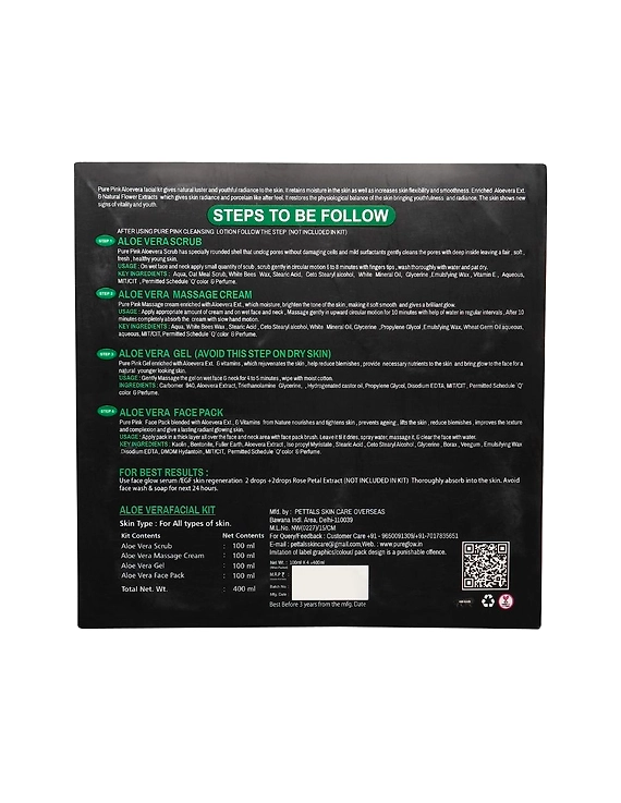 Aloe Vera Facial Kit 400 ml-3